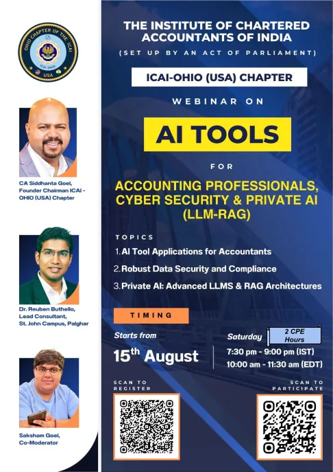 AI Tools for Accounting Professionals, Cyber Security & Private AI (LLM-RAG)